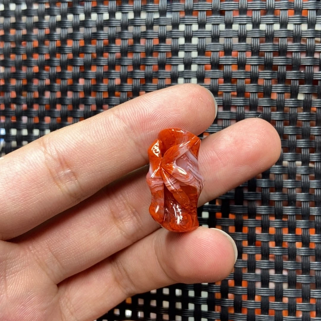 南红玛瑙未镶嵌吊坠(不含链)