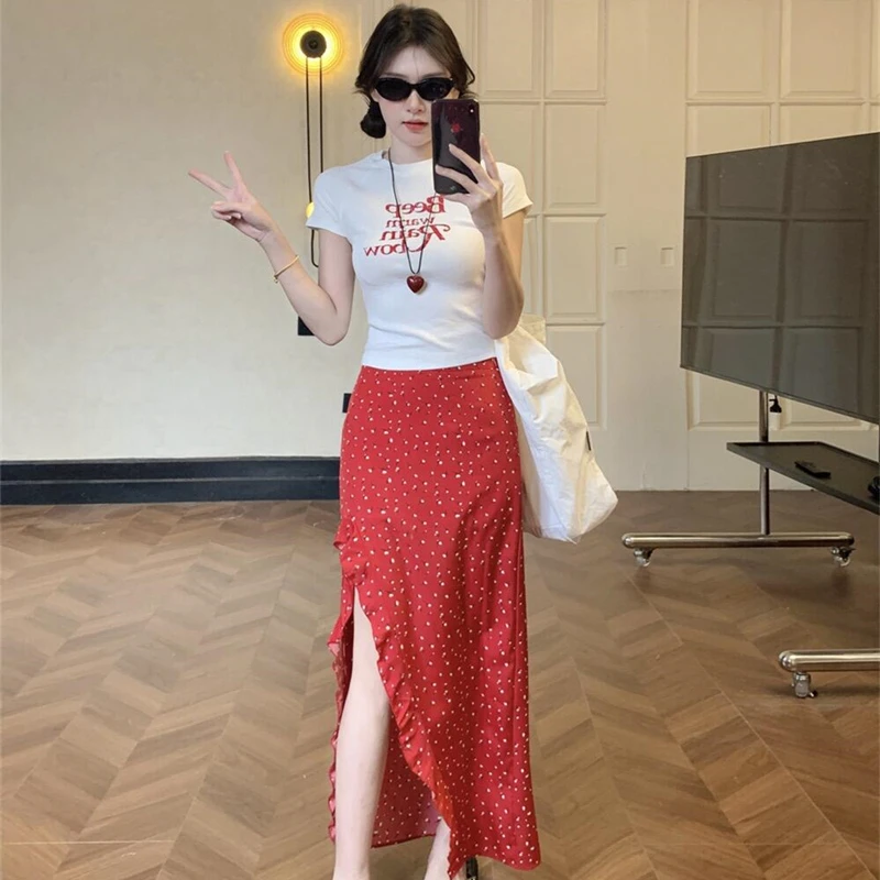 夏季裙子套装女2025新款爆款洋气轻奢小众高级感女装温婉大方衣服