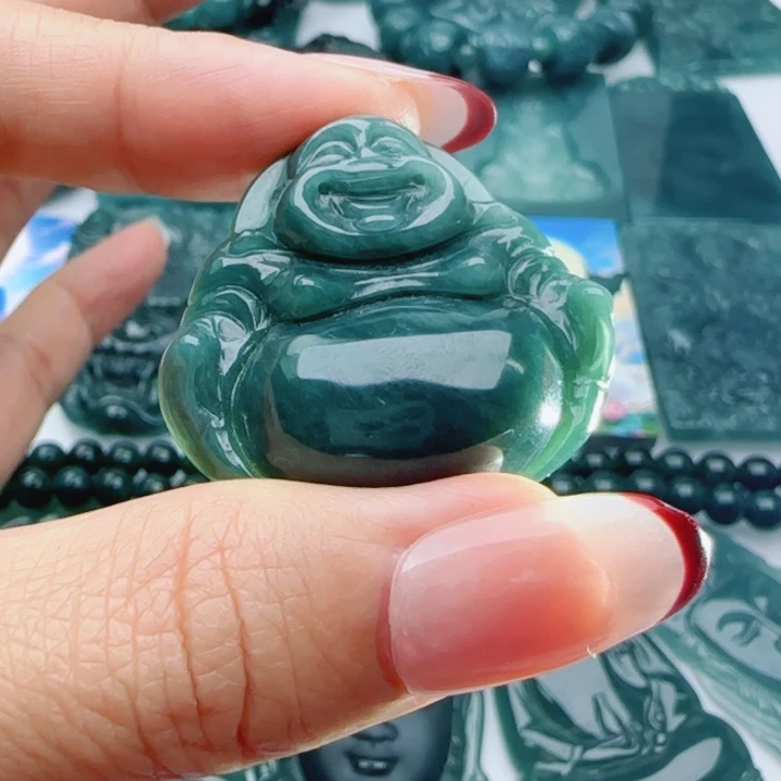 翡翠未镶嵌颈饰多样性发货天然A货翡翠