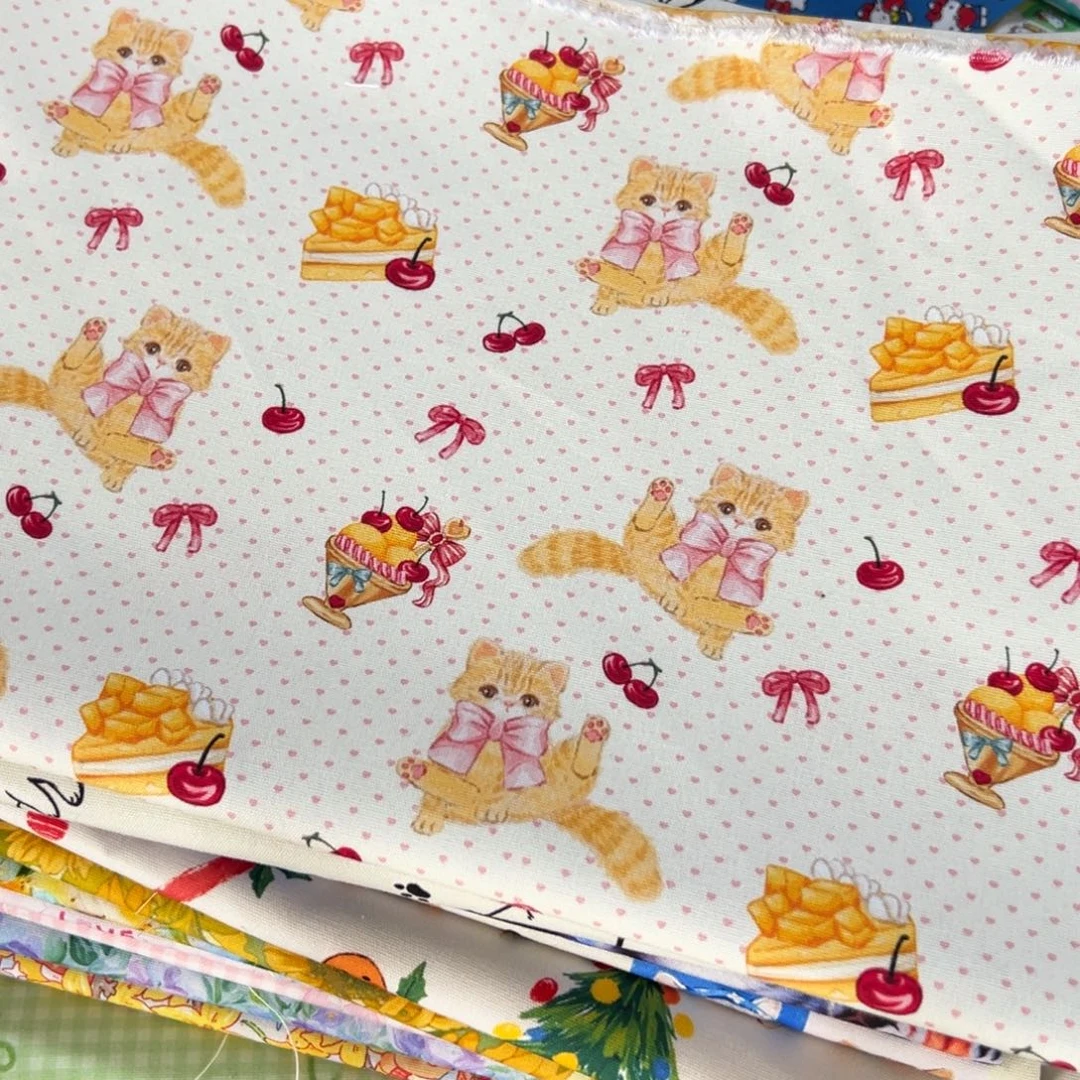 棉福袋一米价纯棉8安帆布1.5宽果子块