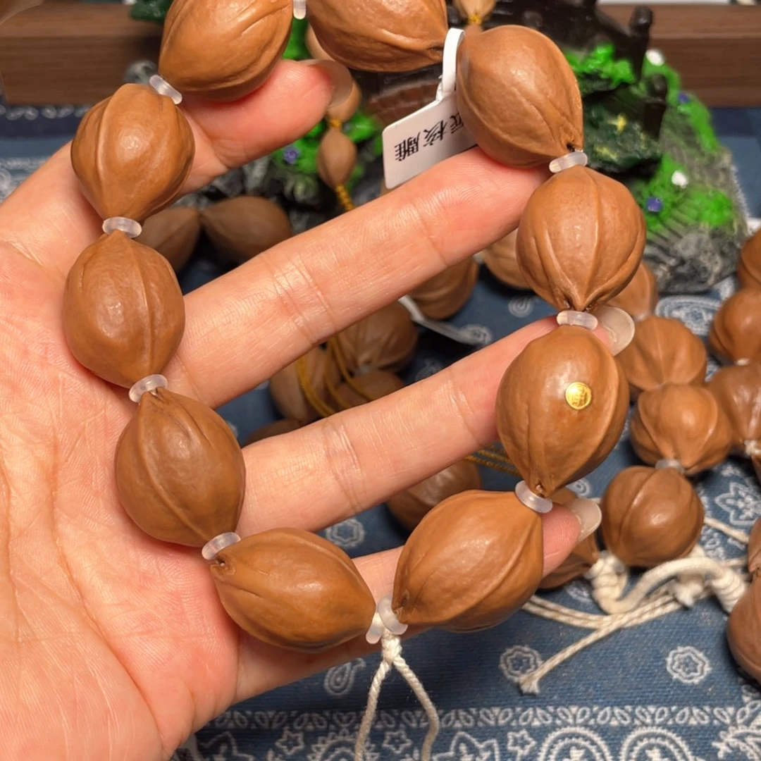 橄榄核手串/手链金标铁素