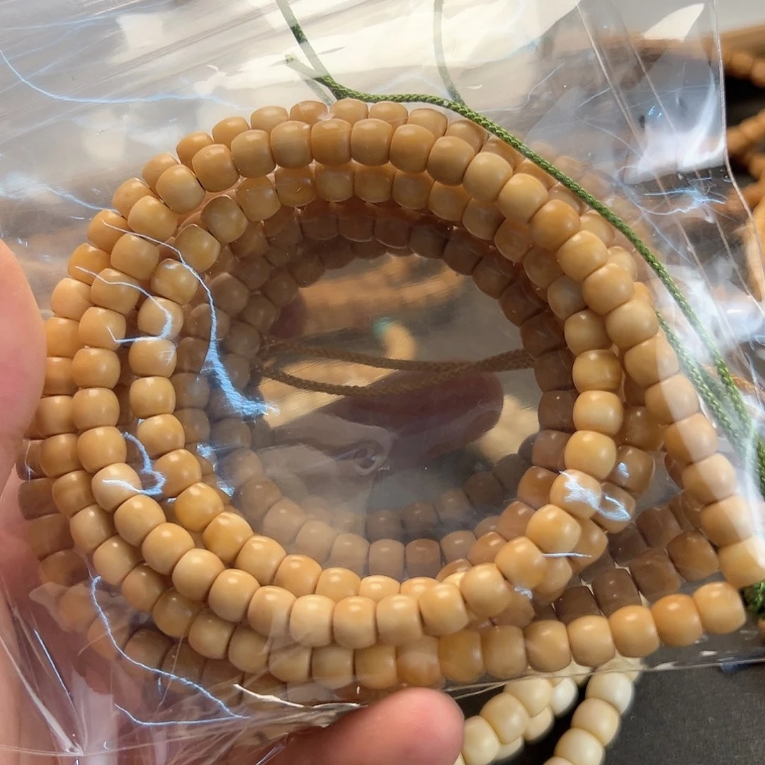 菩提根/象牙果吊坠龙脊鼓珠直切7×6108