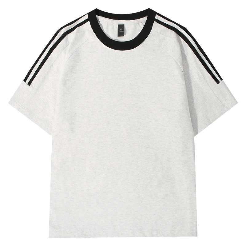 纯棉T恤男女款夏季运动圆领宽松短袖运动百搭半袖