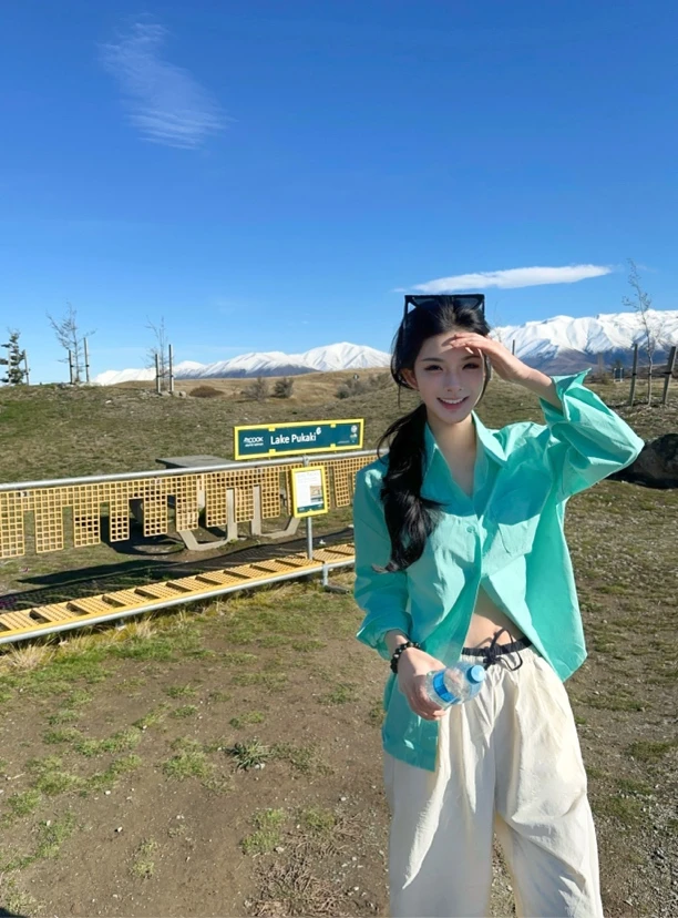 夏媛原创 一周穿5天！冰感白色休闲裤工装速干裤 宽松百搭山本裤