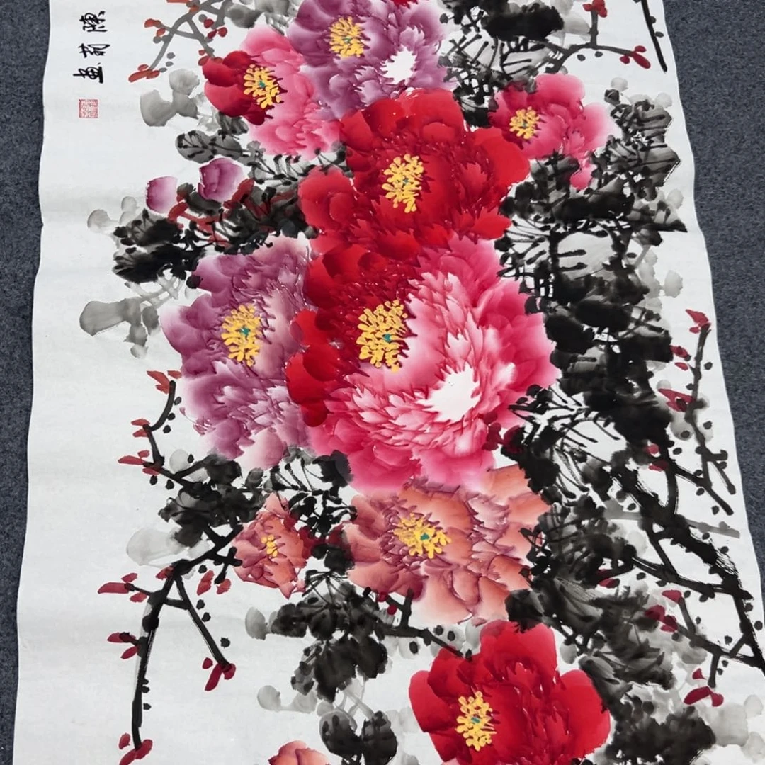 国画宣纸纯手绘字画
