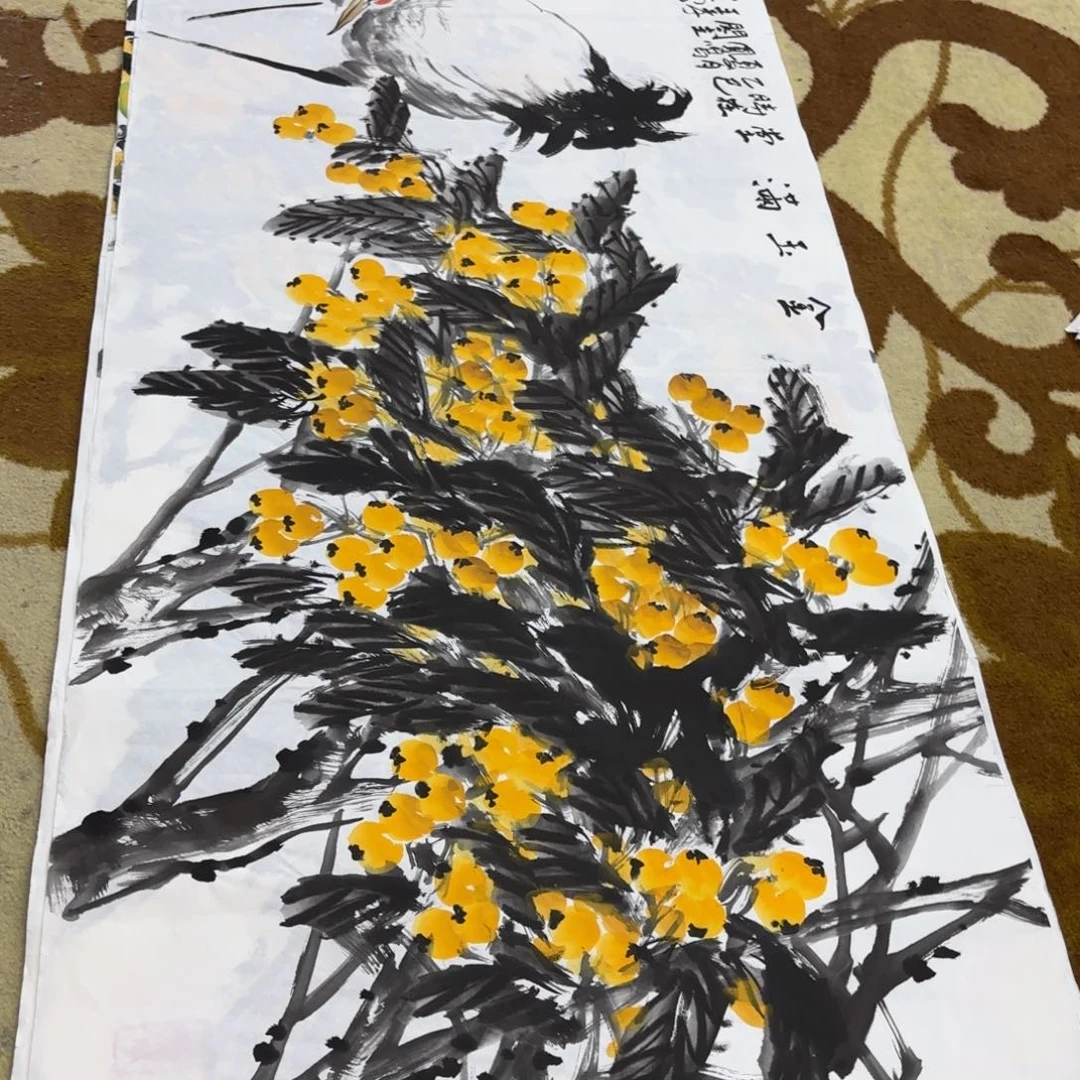 国画王孝华四尺童