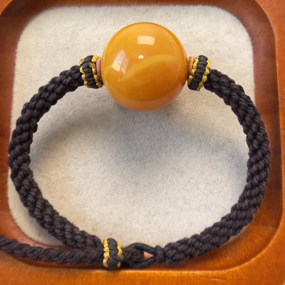 蜜蜡未镶嵌手绳蜜蜡