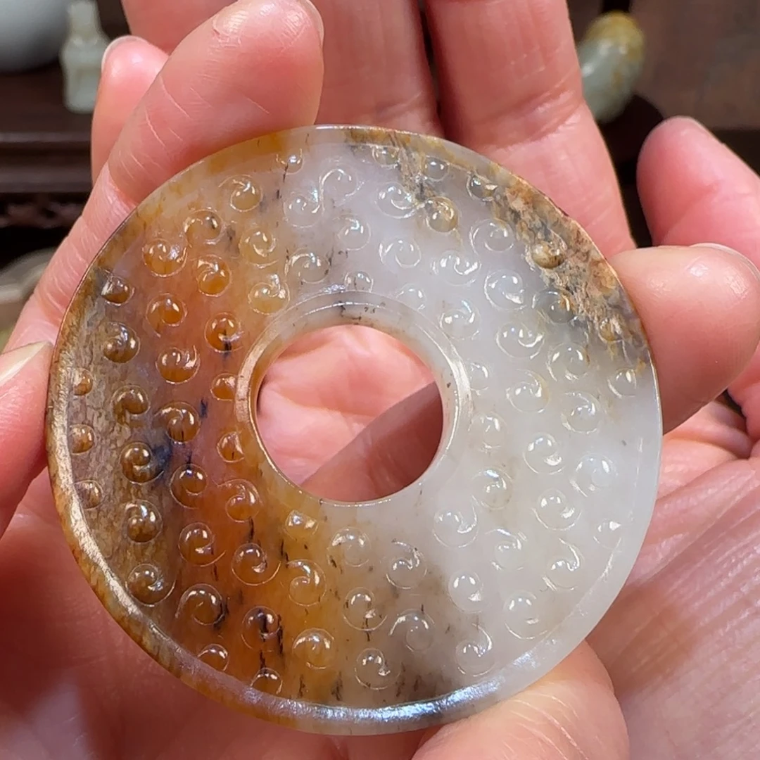 老***馆和田玉未镶嵌挂件