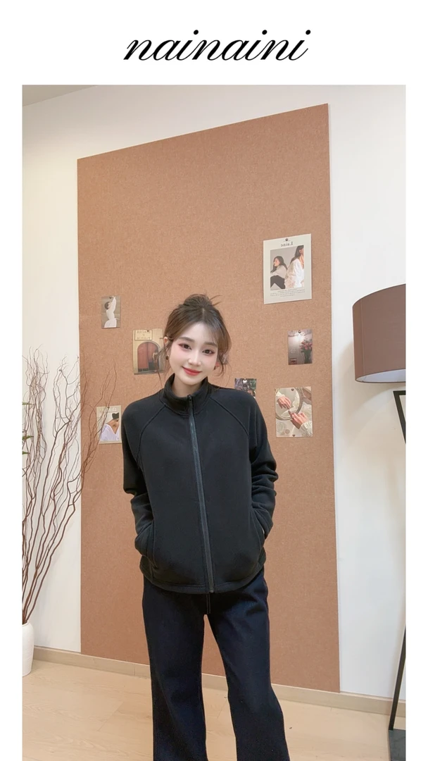 奈奈妮【冲锋衣内胆】摇粒绒打底衣冲锋衣内胆2025女秋冬保暖1020