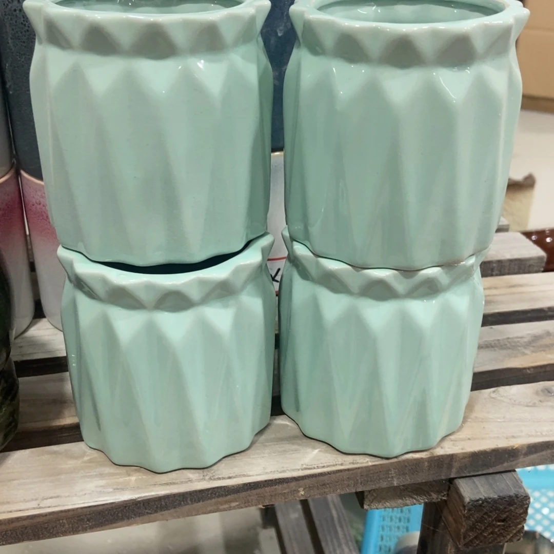 红陶高温陶瓷花盆