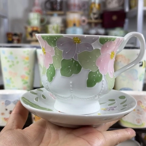 手绘高温釉下彩陶瓷