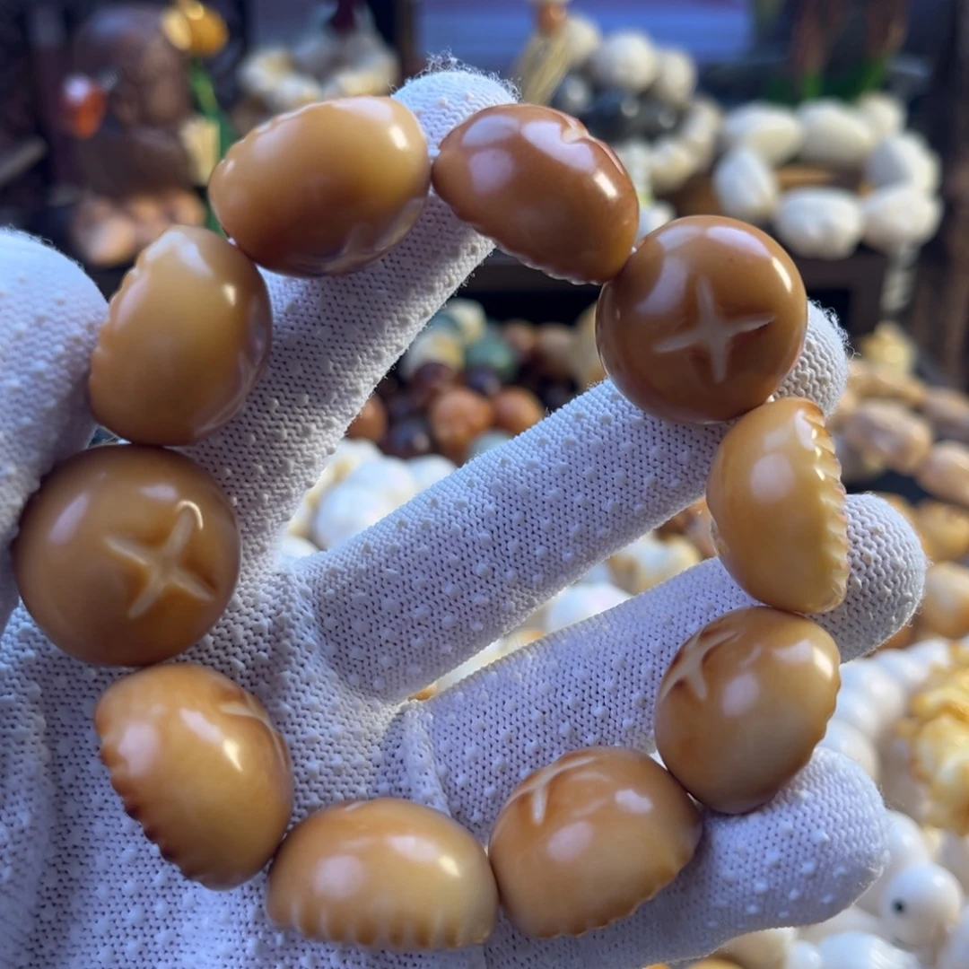 菩提根/象牙果手串-全品孤品福利烤色香菇包-全品120