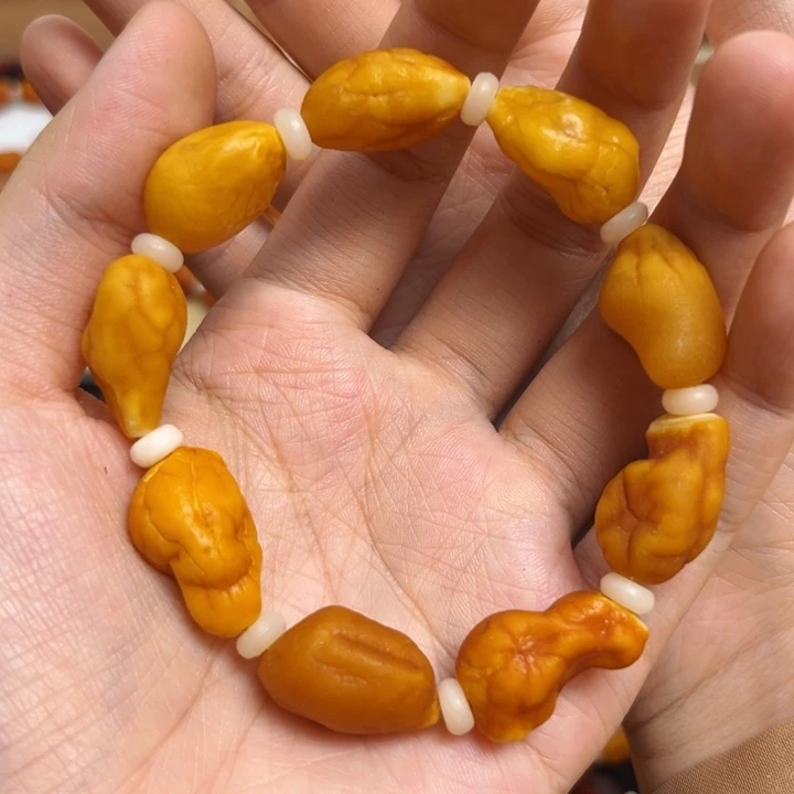 未镶嵌琥珀手链蜜蜡海漂白蜡手串