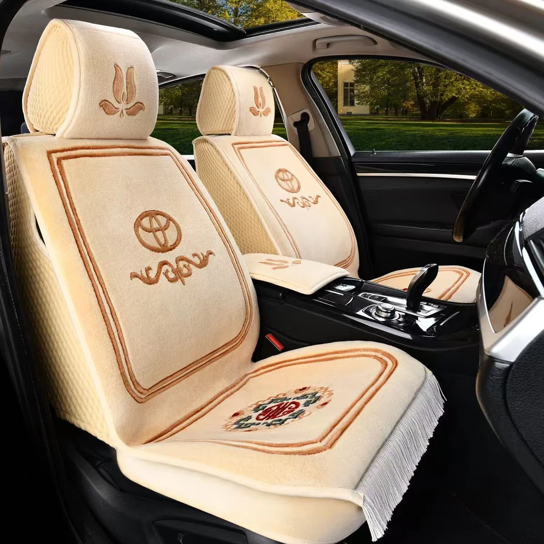 牧羊世家专车转标羊剪绒羊毛全套汽车坐垫汽车专用毛绒冬季