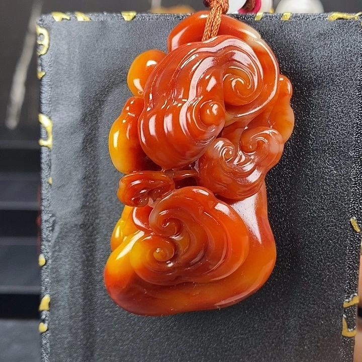 寿山石印石寿山石手把件