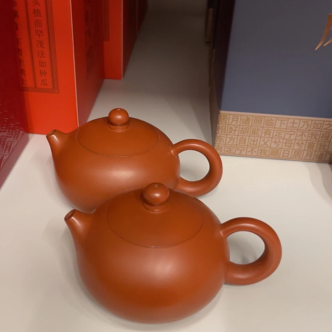 紫砂茶壶两个西施，100毫升，580