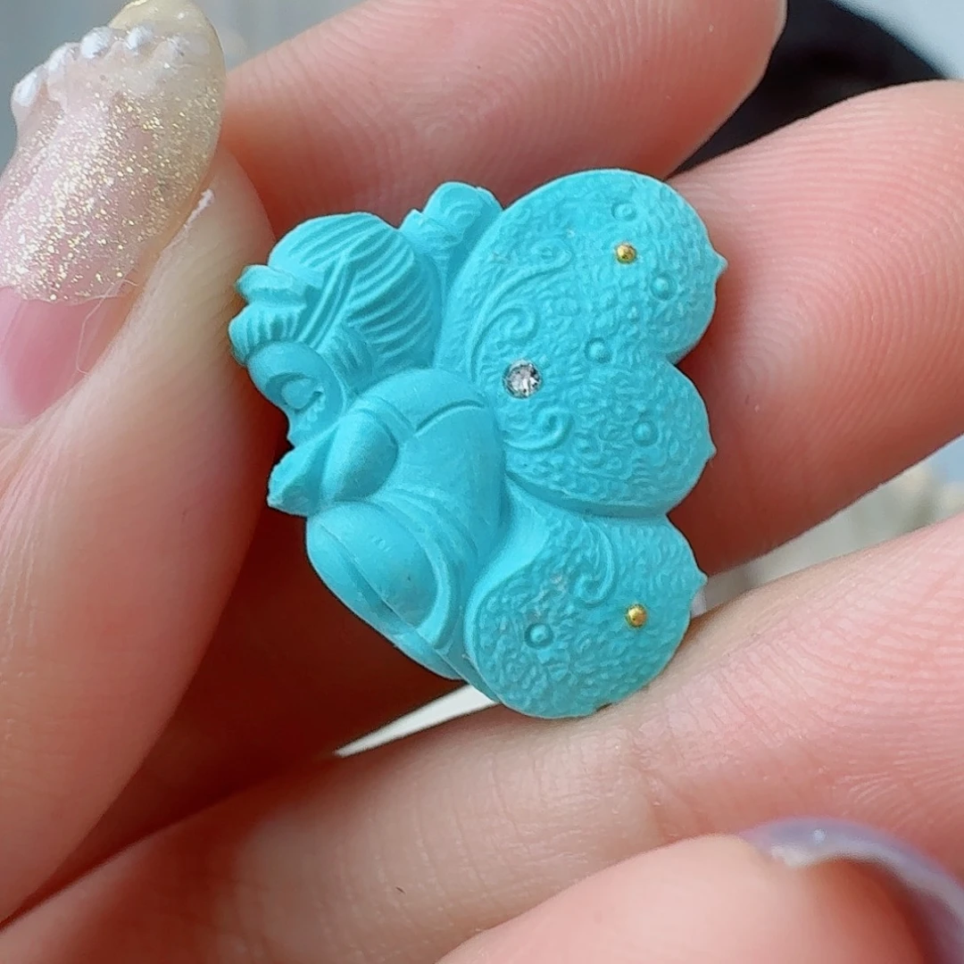 绿松石未镶嵌珠宝奇石