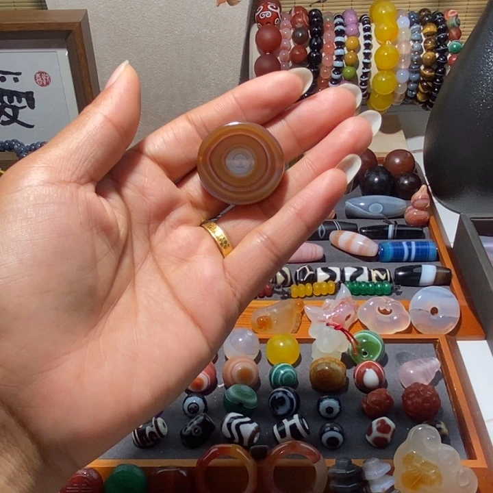 Y****玛瑙/玉髓合金珠宝半成品