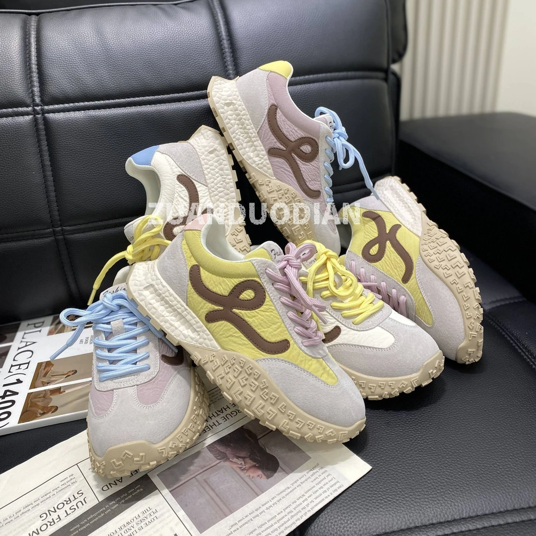 【w77】25上新+5cm 小个子内增高百搭时尚德训鞋休闲厚底低帮女鞋潮