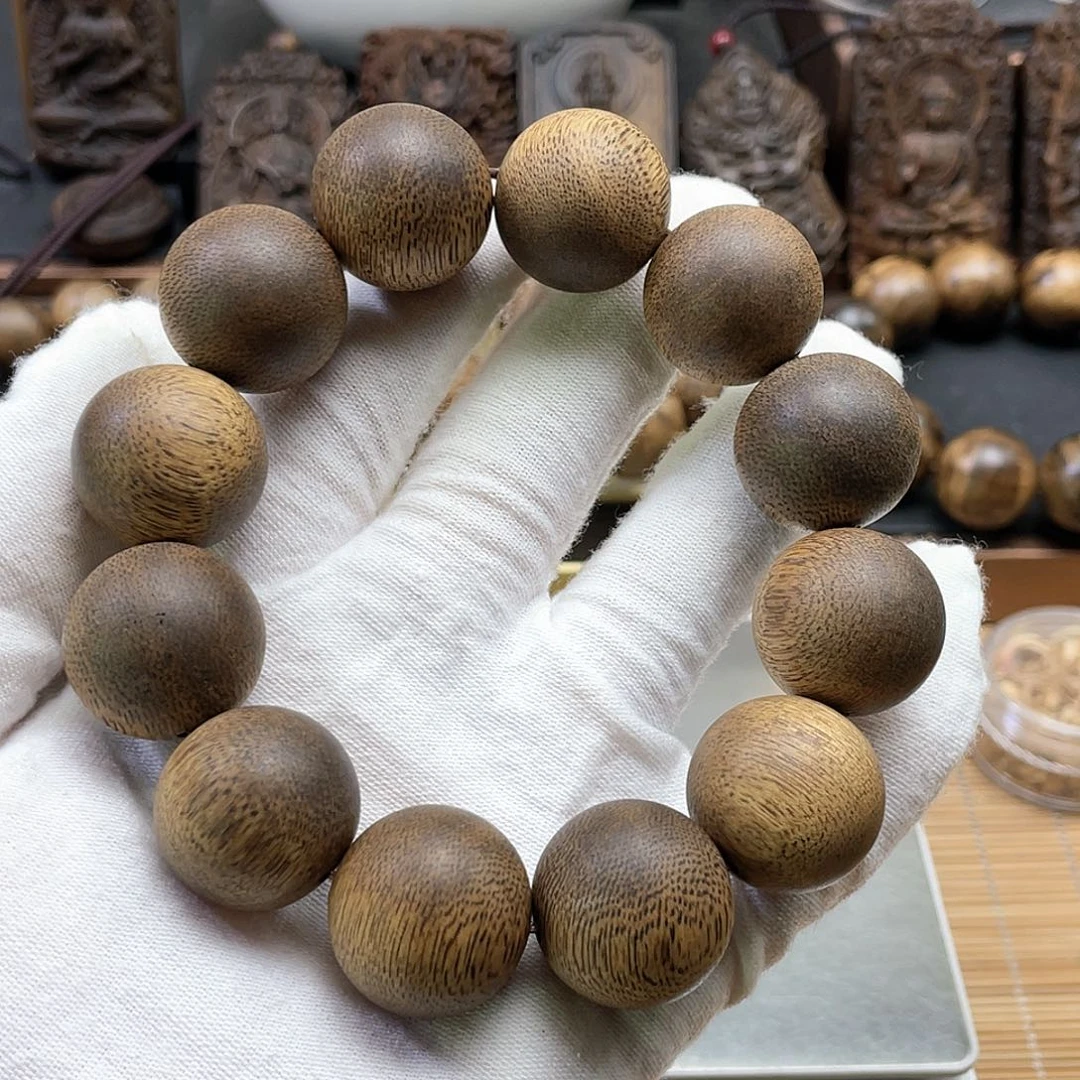 沉香手串道**然芽庄黄奇