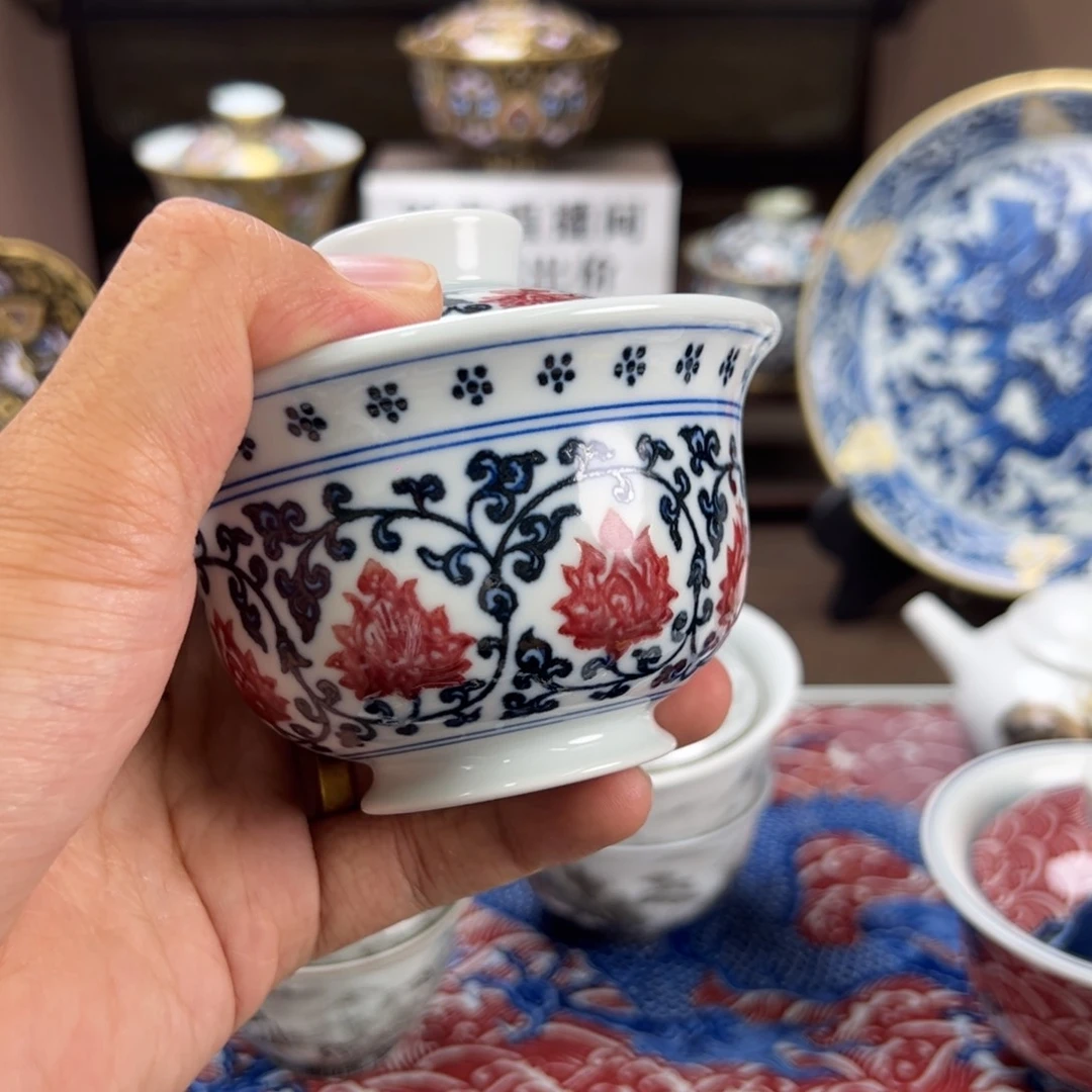 安***-瓷片景德镇手工手绘陶瓷