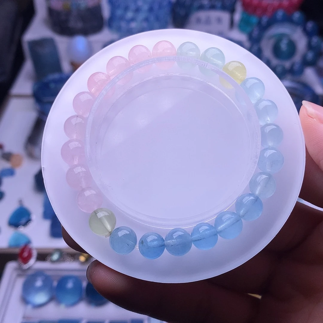 未镶嵌手链水晶多样性