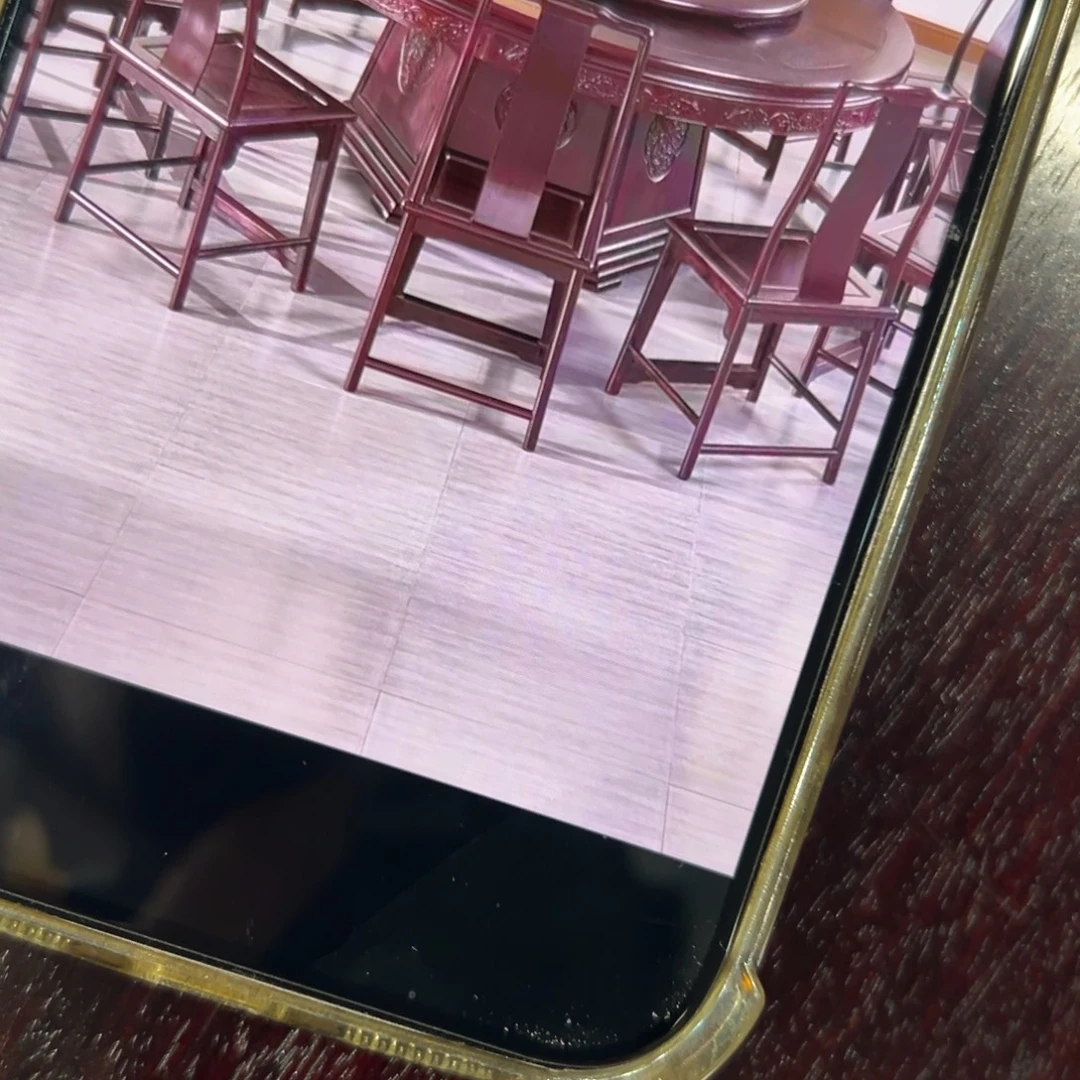 水***流餐桌138搭6把椅子