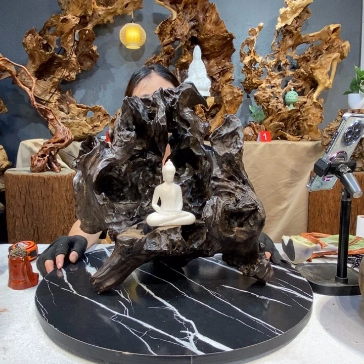 木地**长草木堂根艺摆件519