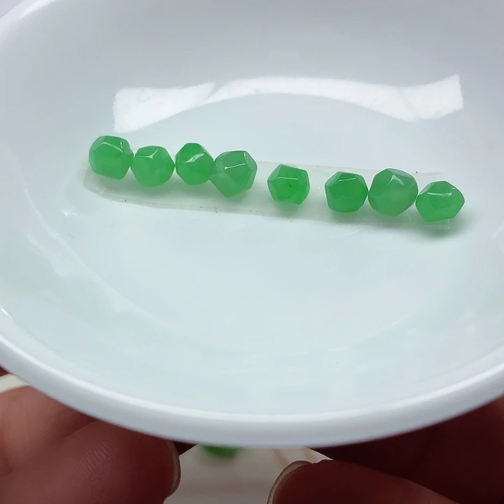 翡翠未镶嵌手链天然缅甸翡翠A货卡5+