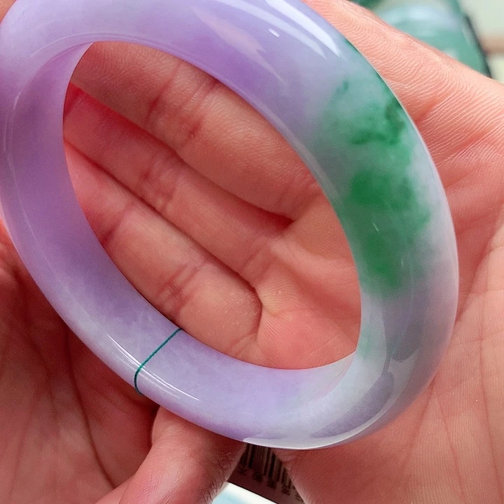 深***伞翡翠未镶嵌手镯天然翡翠手镯