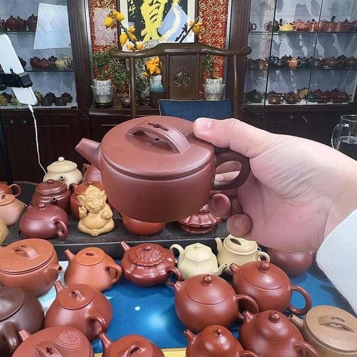 紫砂茶壶汉瓦底槽清