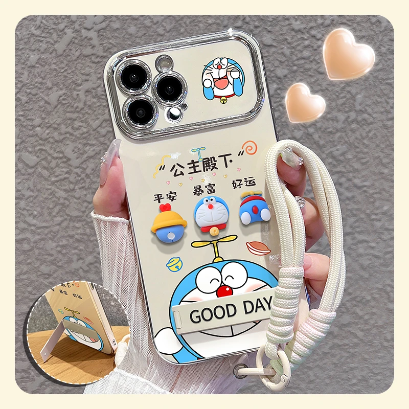 【苹果/华为/oppo/vivo/小米】适用叮当猫公主殿下手机壳女款可爱套