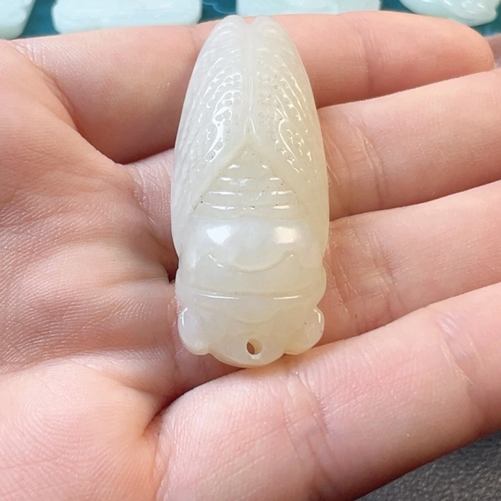 和田玉未镶嵌吊坠(不含链)1