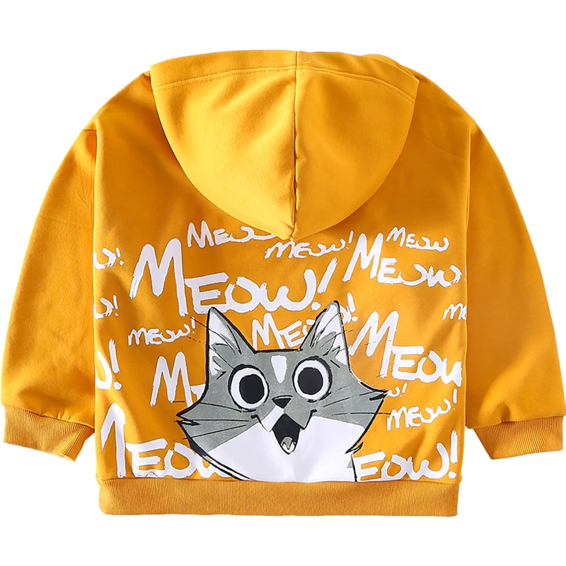 男童秋冬款卫衣加绒加厚中大童儿童冬装上衣B3WY5134送