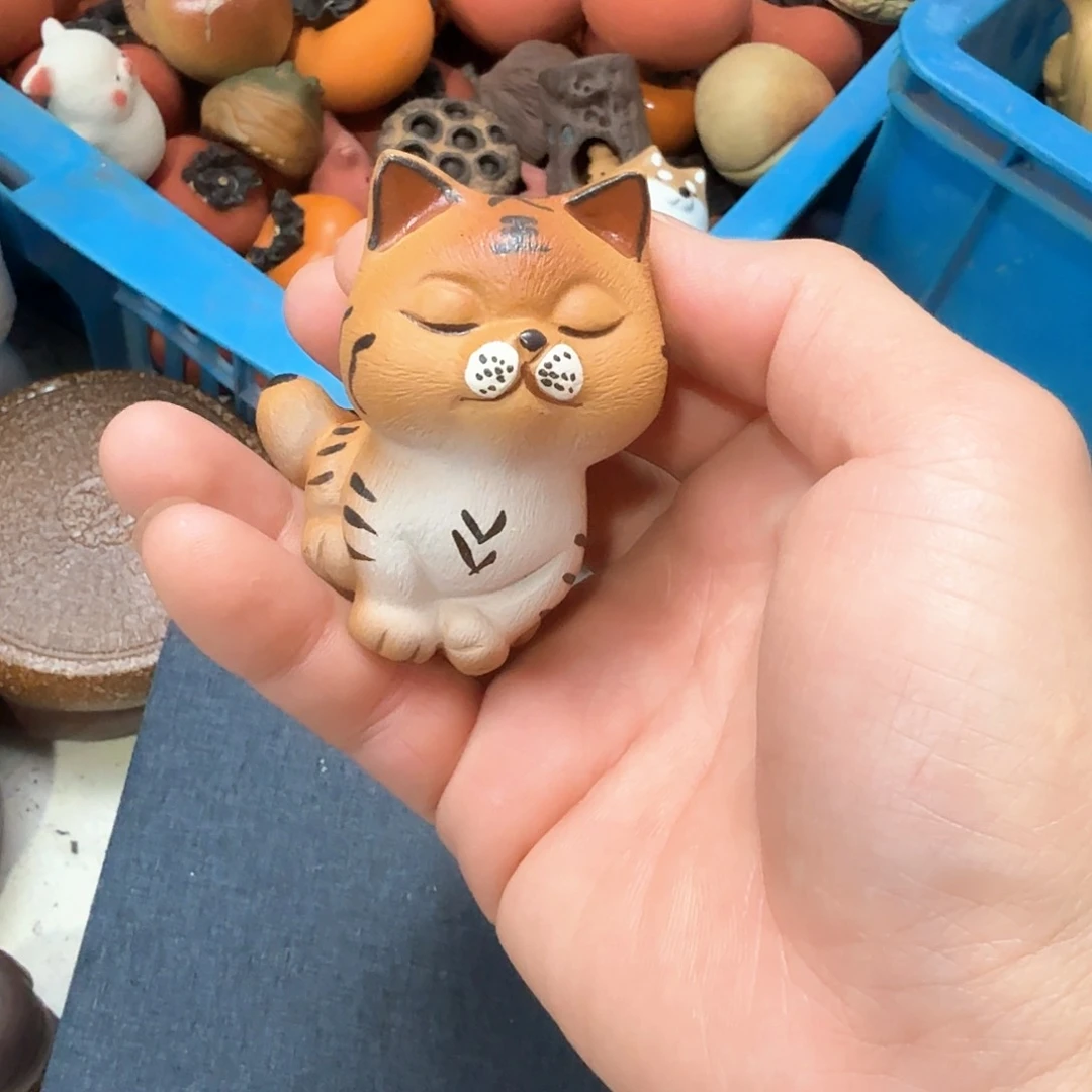 紫砂茶宠雕塑瑕疵茶宠