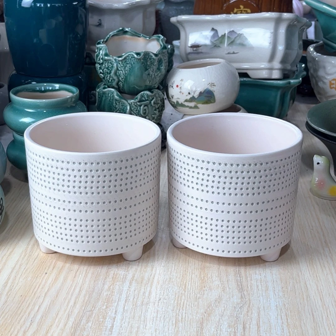 口径   13*12陶瓷绿植多肉微瑕花盆