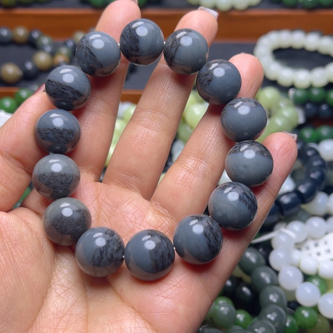 和田玉未镶嵌手链