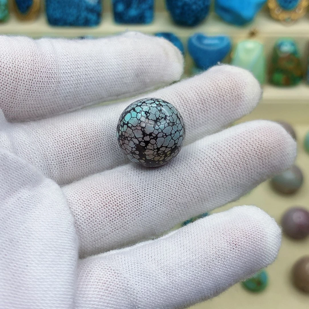 绿松石未镶嵌三彩随行