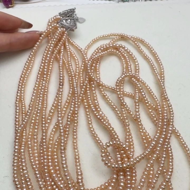 淡水珍珠未镶嵌颈饰