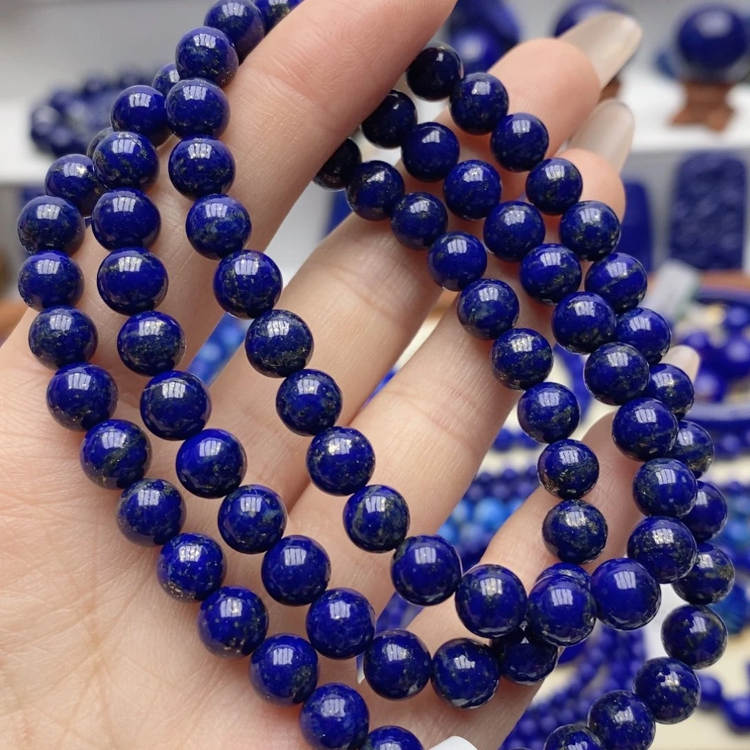 青金石未镶嵌手链6.6mm