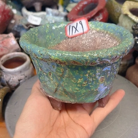 粗陶花盆手工花盆制作就这样