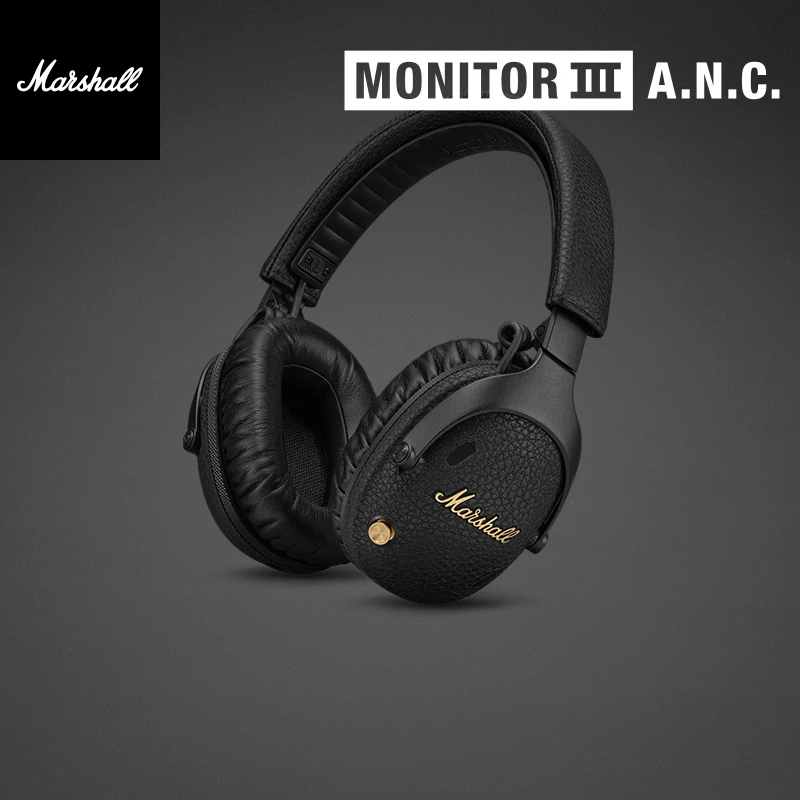 Marshall MONITOR III ANC马歇尔头戴式蓝牙耳机主动降噪高音质