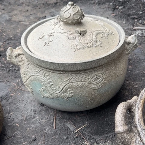 黑****～精品摆件6升叶江制荥经黑砂