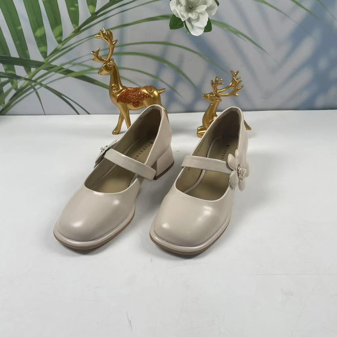 小强家女鞋 芽儿家新款百搭女单鞋（Y190-44-3 ）（W34BYG23004-714）