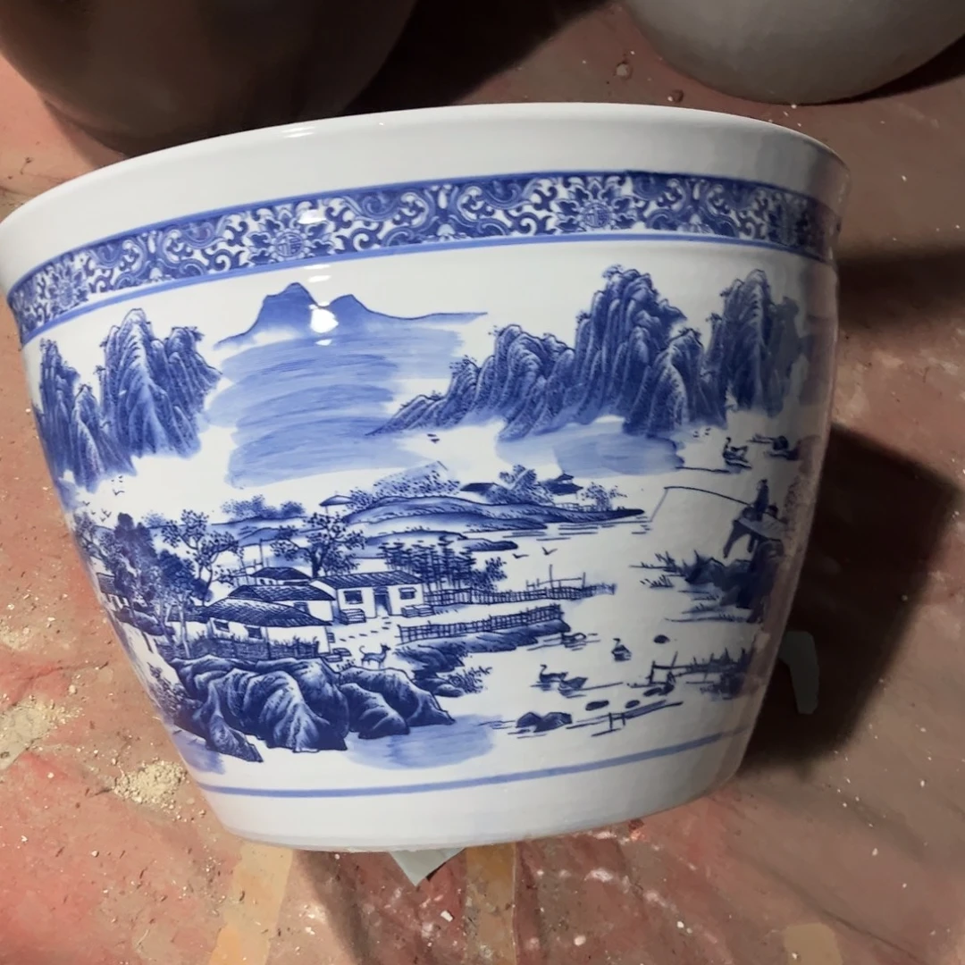 瓷片碧玉67山水888888