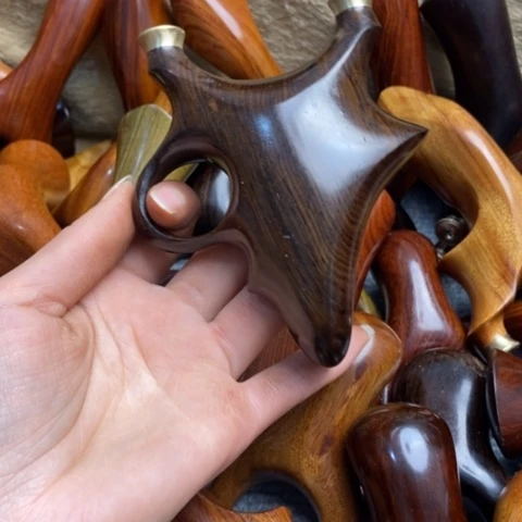 大果紫檀（缅甸花梨）快压黑左雀