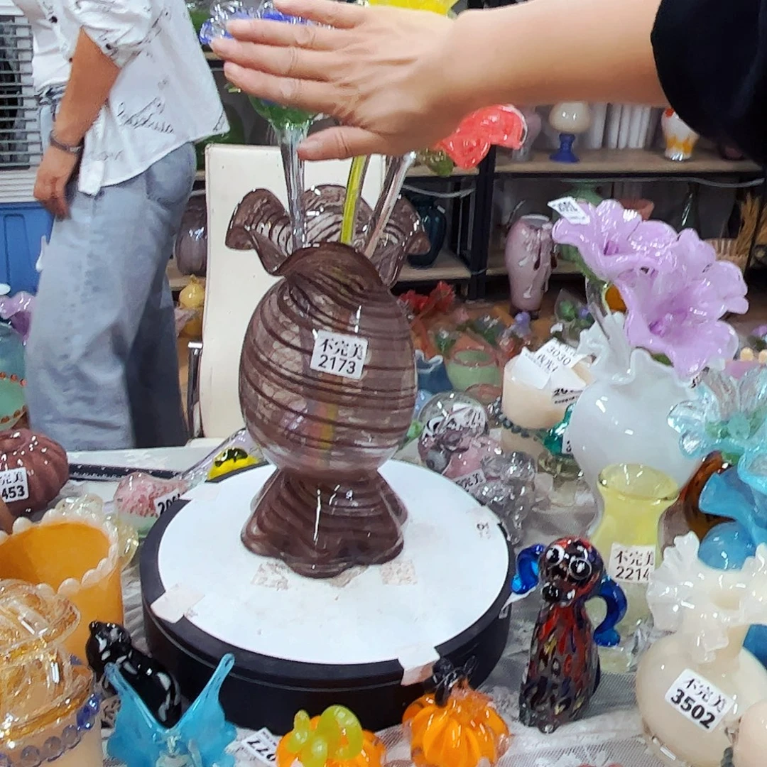 2173瓶 不含花家悦琉璃工艺品瓶不完美