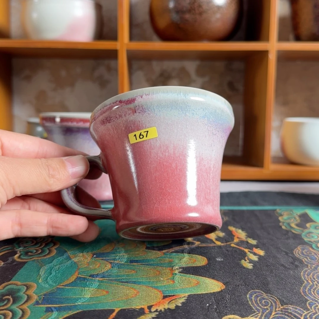 瓷片蘭山窑 手作器物167正品