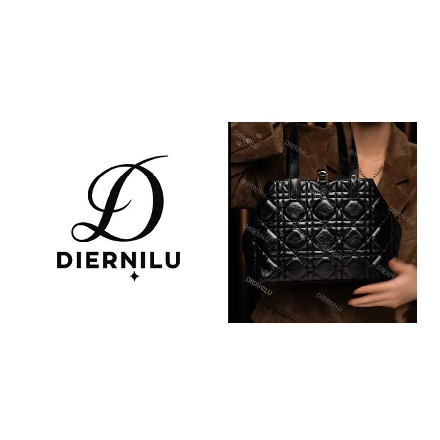 DIERNILU/30cm原创高定真皮包-H1396