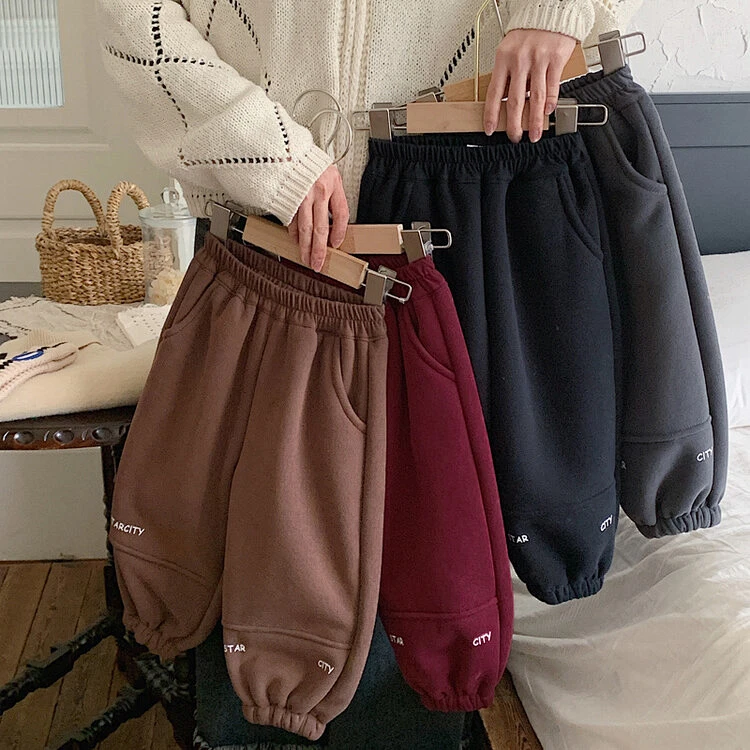 下单留言备注编码男童女童卫衣卫裤儿童休闲裤洋气宝宝宽松加绒